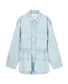 Isabel Marant Elize Denim Utility Jacket In Blue