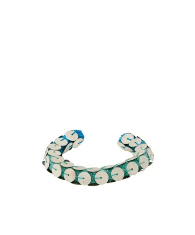 Isabel Marant Embellished Bracelets In Yellow