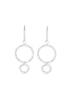 Isabel Marant Crystal-embellished Drop Earrings In Silver