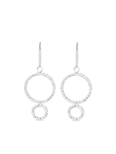 Isabel Marant Embellished Brass Earrings In Silver