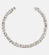 Isabel Marant Embellished Brass Necklace In Black/silver