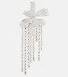 Isabel Marant Embellished Clip-on Earring In Transparent/silver