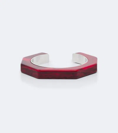 Isabel Marant Embellished Cuff Bracelet In Red