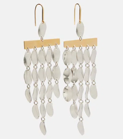 Isabel Marant Embellished Drop Earrings In Metallic