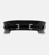 Isabel Marant Embellished Leather Belt In Black