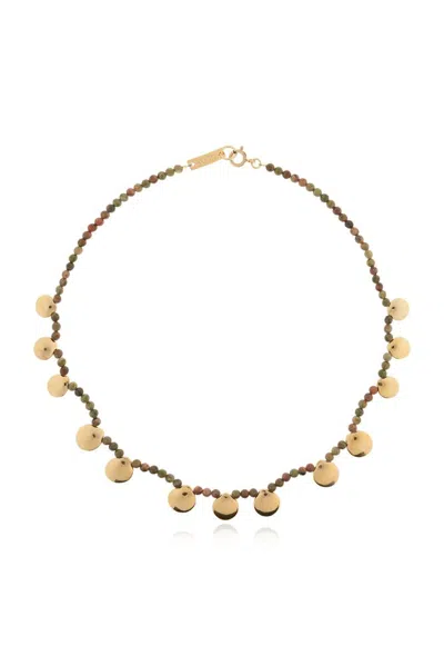 Isabel Marant Embellished Short Necklace In Multi