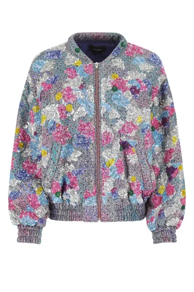 Isabel Marant Embellished Silk Blend Adeline Jacket In Multicolor