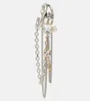 Isabel Marant Embellished Single Hoop Earring In Gray