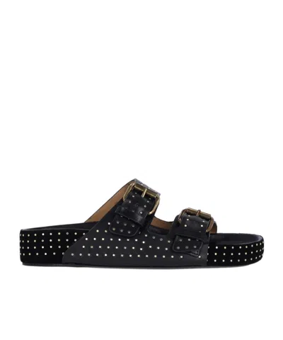 ISABEL MARANT ISABEL MARANT EMBELLISHED SLIP-ON SANDALS