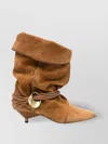 Isabel Marant Embellished Strap Detail Boots In Brown
