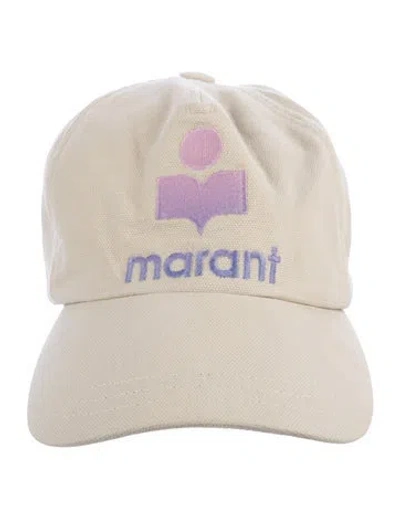 Pre-owned Isabel Marant Embroidered Baseball Cap In Neutrals