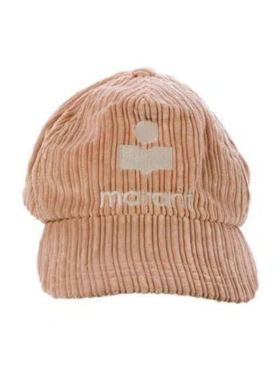 Pre-owned Isabel Marant Embroidered Baseball Hat In Neutral