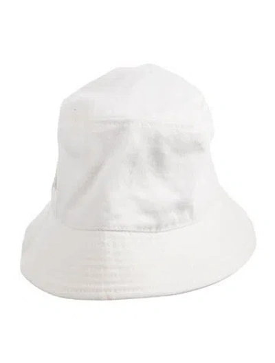 Pre-owned Isabel Marant Embroidered Bucket Hat In White