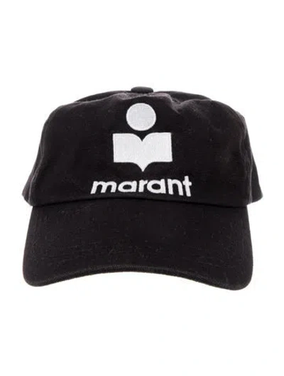 Pre-owned Isabel Marant Embroidered Logo Baseball Cap In Black