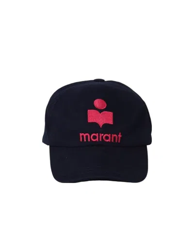 Isabel Marant Embroidered-logo Baseball Cap In Black