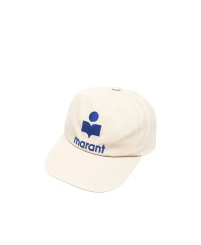 Isabel Marant Embroidered-logo Baseball Cap In White
