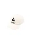 Isabel Marant Tyron Logo Baseball Cap In White
