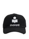 Isabel Marant Tyron Logo Baseball Cap In Black