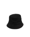 Isabel Marant Embroidered-logo Cotton Bucket Hat In Black
