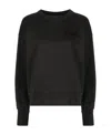 Isabel Marant Embroidered Logo Crew Neck Sweatshirt In Black