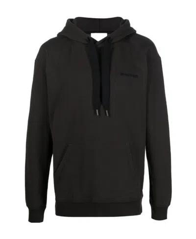 Isabel Marant Embroidered-logo Drawstring Hoodie In Black