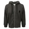 Isabel Marant Embroidered Logo Zippered Hoodie In Black