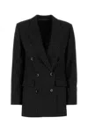 Isabel Marant Embroidered Stretch Wool Blend Jevima Blazer In Black