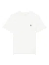 Isabel Marant Embroidered Crewneck T-shirt Short Sleeves In White