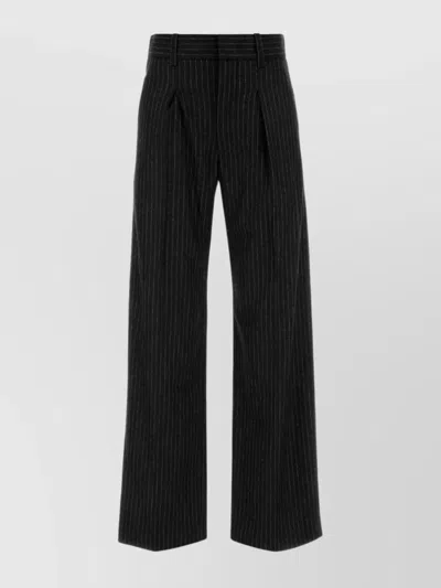ISABEL MARANT EMBROIDERED WOOL BLEND LISETTA PANT