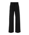 Isabel Marant Romina Pleated Pinstriped Crepe Wide-leg Pants In Black