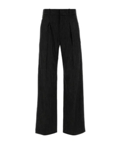 ISABEL MARANT EMBROIDERED WOOL BLEND LISETTA PANT