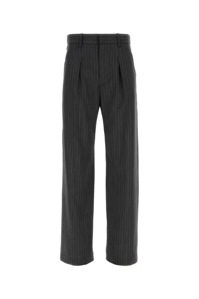 Isabel Marant Embroidered Wool Blend Lisetta Pant In Black