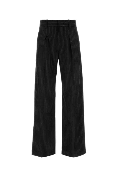 ISABEL MARANT EMBROIDERED WOOL BLEND LISETTA PANT