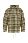 Isabel Marant Checkered Knit Jacket Brushed Finish