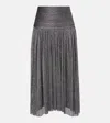 Isabel Marant Emiria Embellished Maxi Skirt In Multi