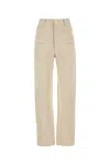 Isabel Marant Emmy Trousers Beige In Ecru