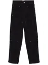 Isabel Marant Emmy Straight-leg Jeans In Faded Black