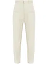Isabel Marant Woman Denim Pants Cream Size 2 Cotton In Neutrals