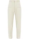 Isabel Marant Woman Denim Pants Cream Size 2 Cotton In Neutrals