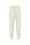 Isabel Marant Woman Denim Pants Cream Size 2 Cotton In Neutrals