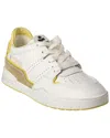 Isabel Marant Emree Leather Sneakers In White