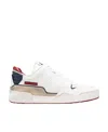 Isabel Marant Colour-block Panelled Leather Sneakers In White