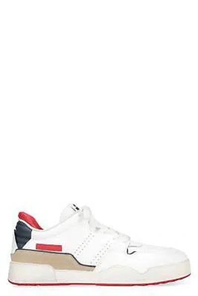 Pre-owned Isabel Marant Emreeh Leather Low-top Sneakers In White