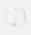 Isabel Marant Eneidao Denim Shorts In White