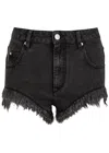 Isabel Marant Eneidao Fringed Denim Shorts
