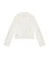 Isabel Marant English Embroidered Openwork Detailed Top In White