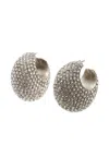 Isabel Marant Enjoy Embellished Earrings In Silver