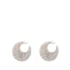 Isabel Marant Enjoy Embellished Earrings In Silver