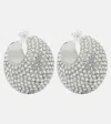 Isabel Marant Enjoy Embellished Earrings In Silver