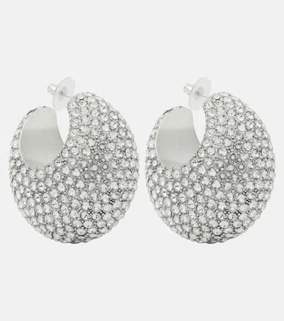 Isabel Marant Enjoy Embellished Earrings In Silver